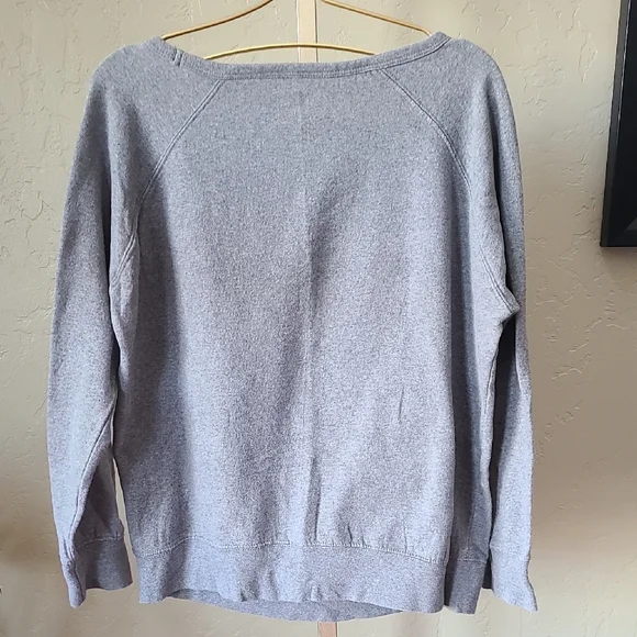 Glamour Kills Gray Crew Neck Sweatershirt Dream As If You Will Live Forever XL - Picture 7 of 10